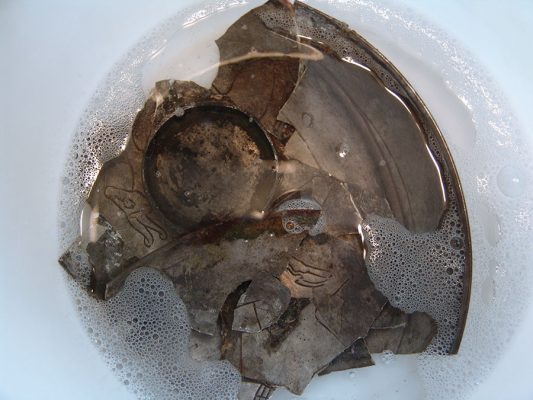 Mitra Etezadi: Sasanid Silver Plate Conservation - Healing Process
