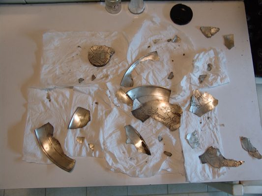 Mitra Etezadi: Sasanid Silver Plate Conservation - Healing Process