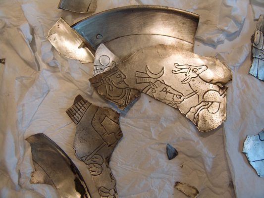 Mitra Etezadi: Sasanid Silver Plate Conservation - Healing Process