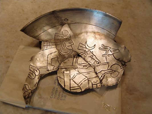 Mitra Etezadi: Sasanid Silver Plate Conservation - Healing Process