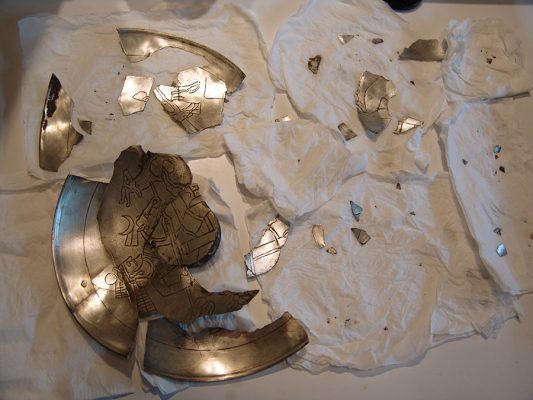 Mitra Etezadi: Sasanid Silver Plate Conservation - Healing Process