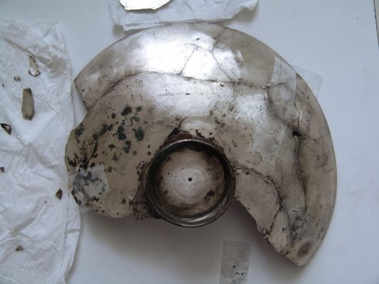 Mitra Etezadi: Sasanid Silver Plate Conservation - Healing Process
