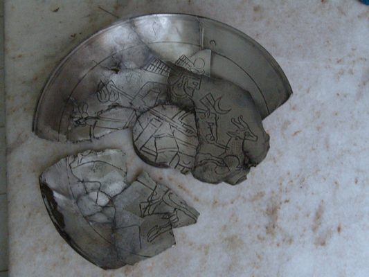 Mitra Etezadi: Sasanid Silver Plate Conservation - Healing Process
