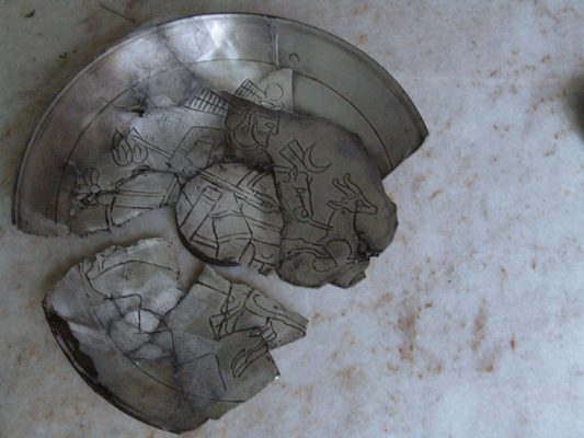 Mitra Etezadi: Sasanid Silver Plate Conservation - Healing Process
