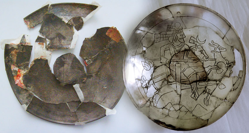 Mitra Etezadi: The Sassanid engraved double walled stem dish