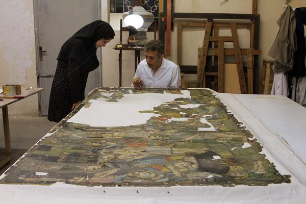کشیدن اثر روی چارچوب