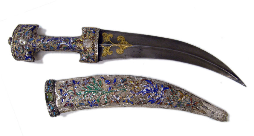 Mitra Etezadi: Quajar Enamelled Silver Dagger and Sheeth Restoration Project